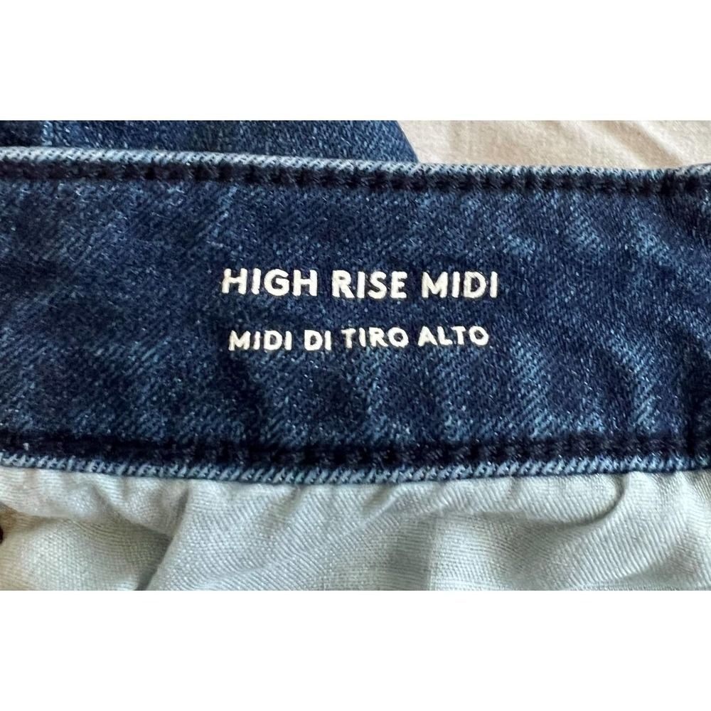 Universal Thread Distressed Ripped High Rise Midi Size 0/25 Cuffed - Picture 4 of 6